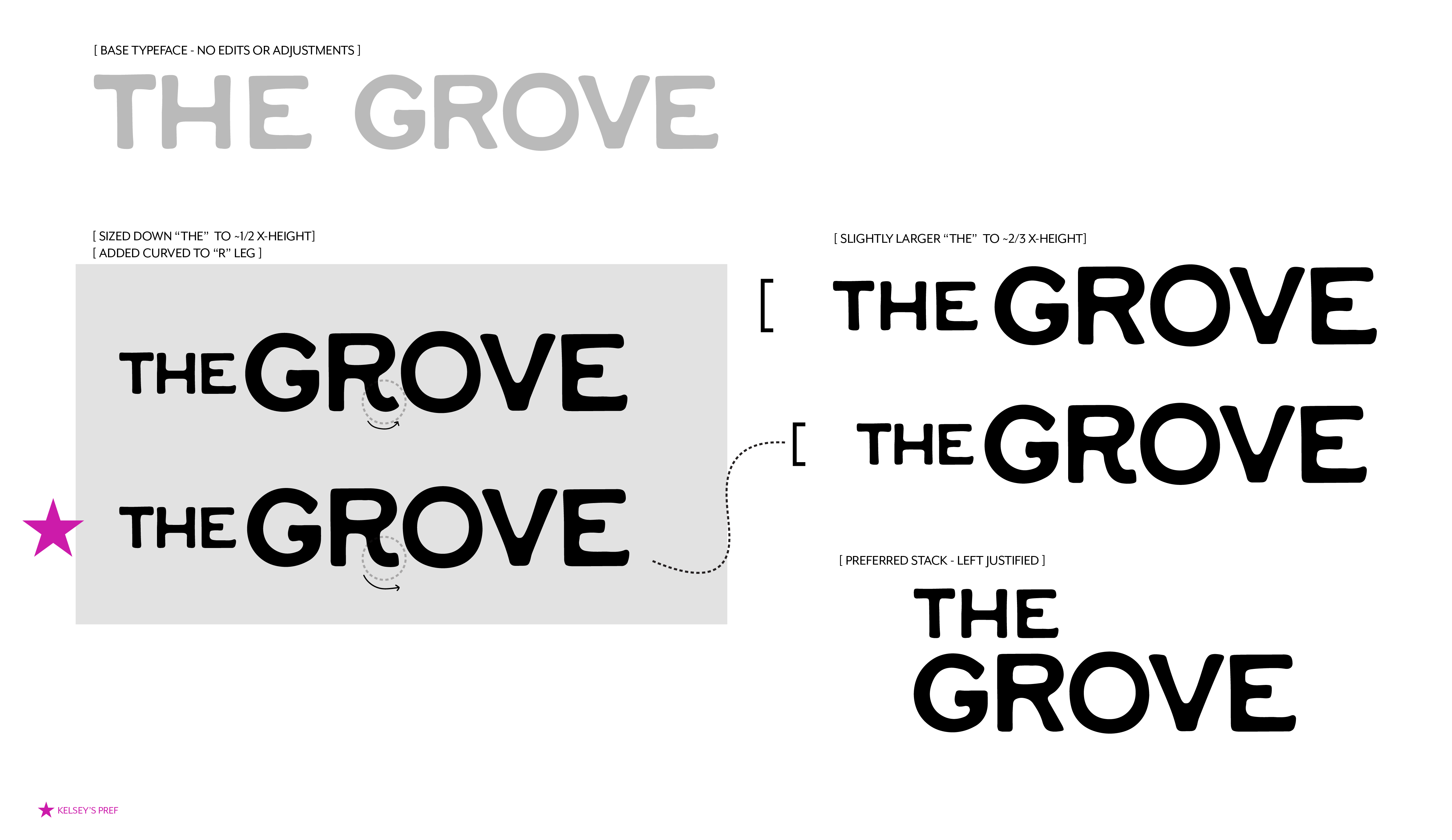 Logo finalization refinements