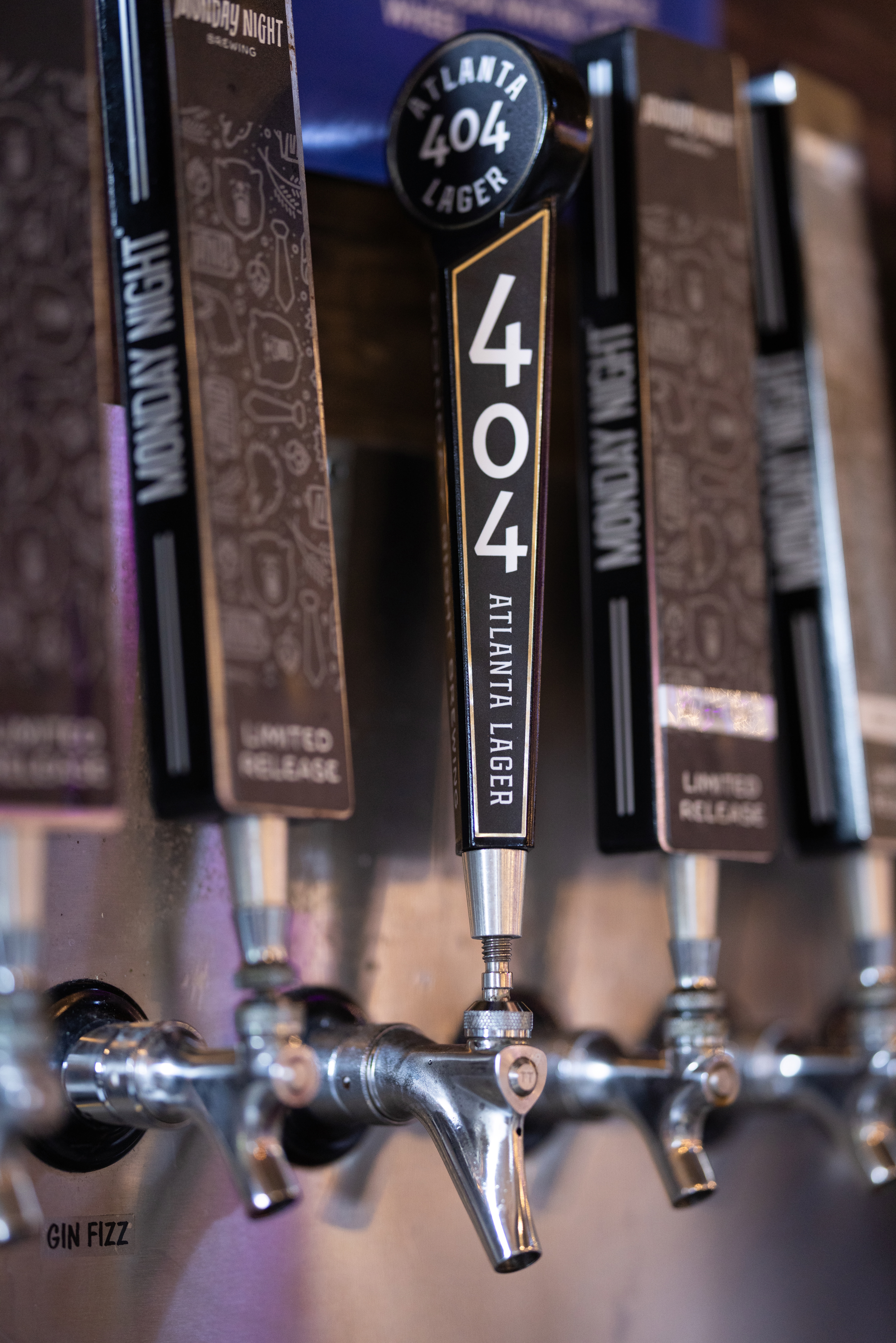 404 Atlanta Lager tap handle detail