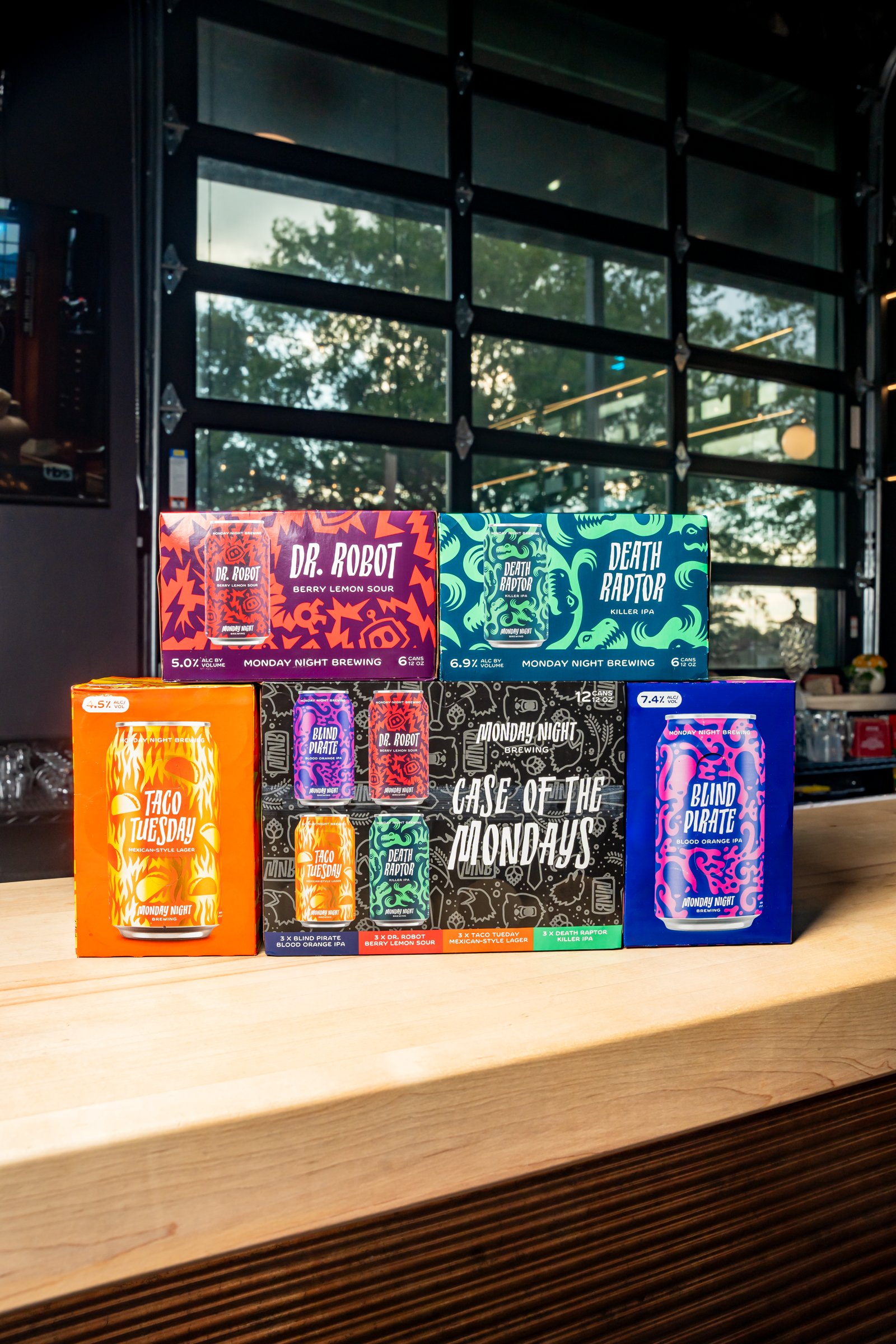 Case of the Mondays variety pack with year-round brands