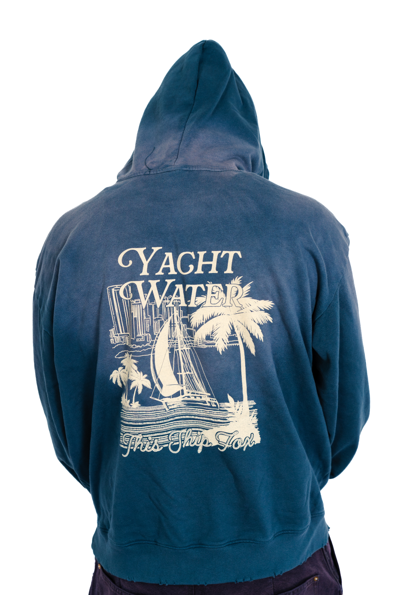 Yacht Water hoodie, back graphic