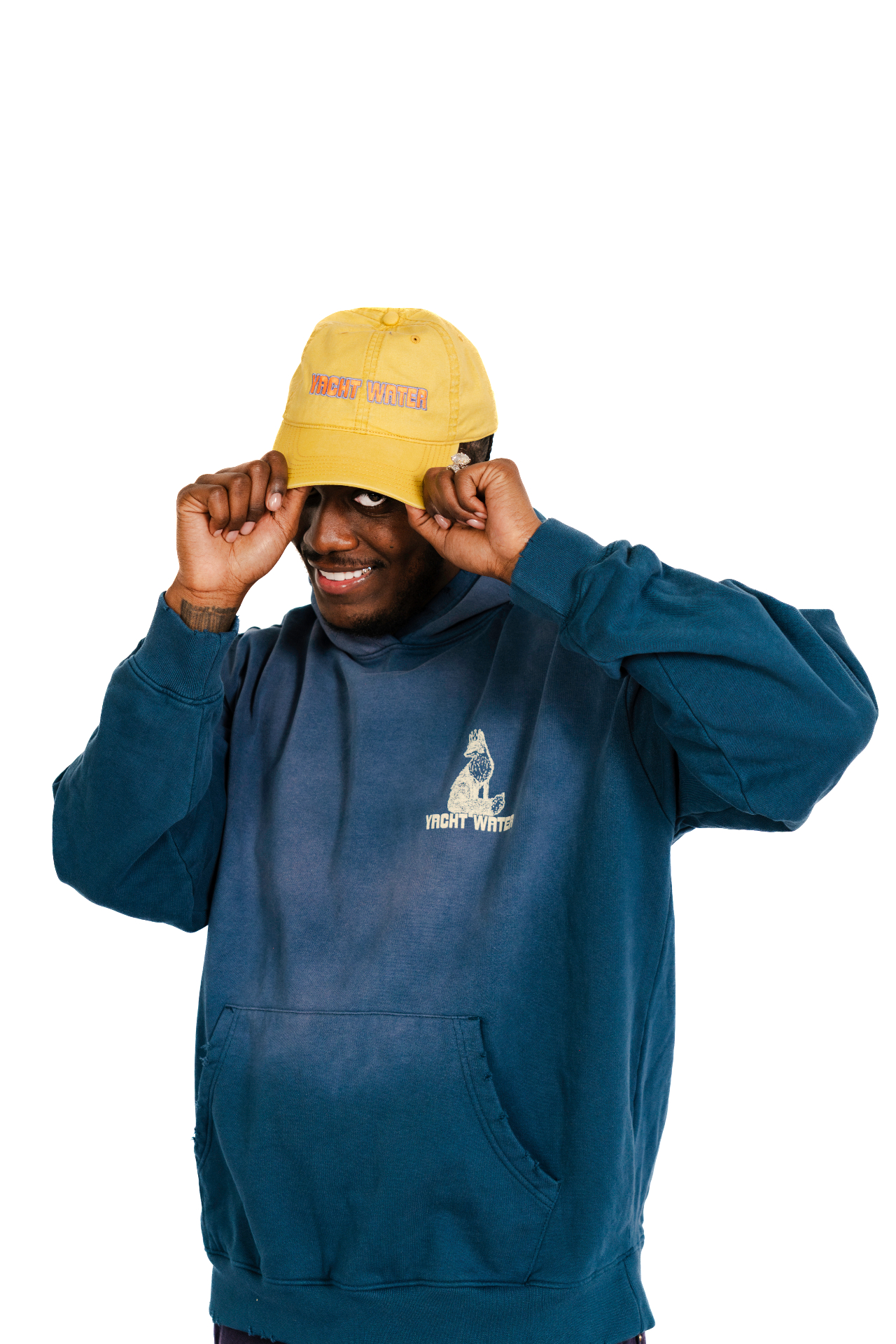 Lil Yachty in Yacht Water hoodie and hat